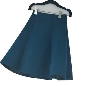 Coco Blanc teal swing Aline girls size 8 skirt